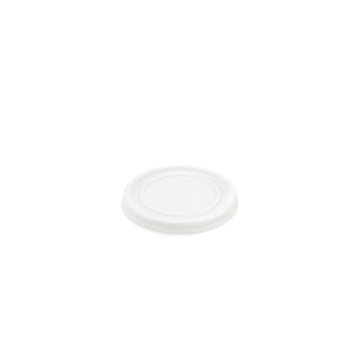Coperchi 3oz in plastica bianchi piatti