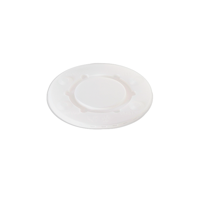 Coperchi 6oz in plastica opalescente piani