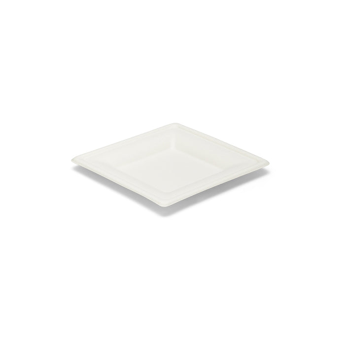 Piatti quadrati 160x160 mm polpa di cellulosa