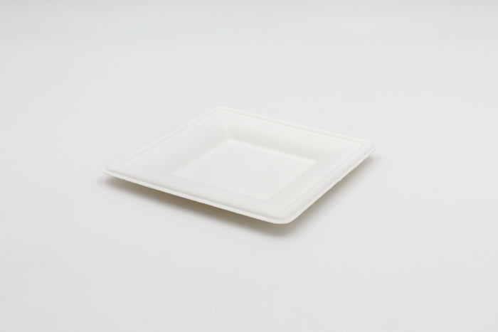 Piatti piani quadrati 160x160 mm in carta