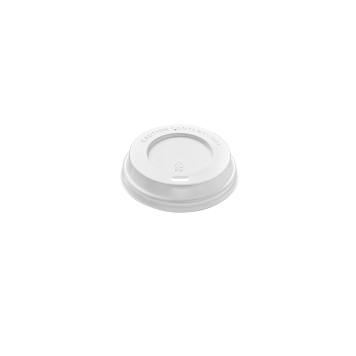 Coperchi 4oz in plastica bianchi con beccuccio