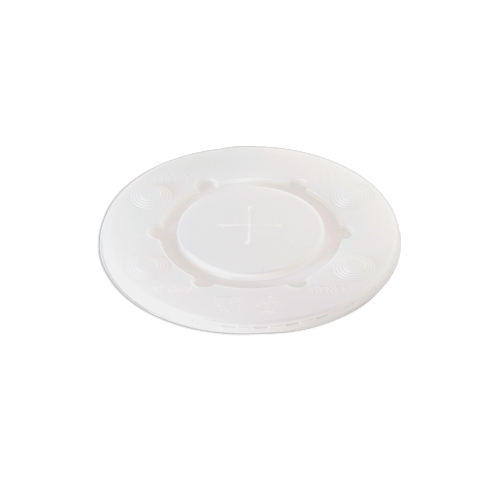 Coperchi 9oz in plastica opalescente piani