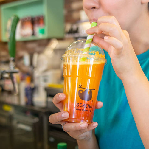 Bicchieri in PLA logo fronte