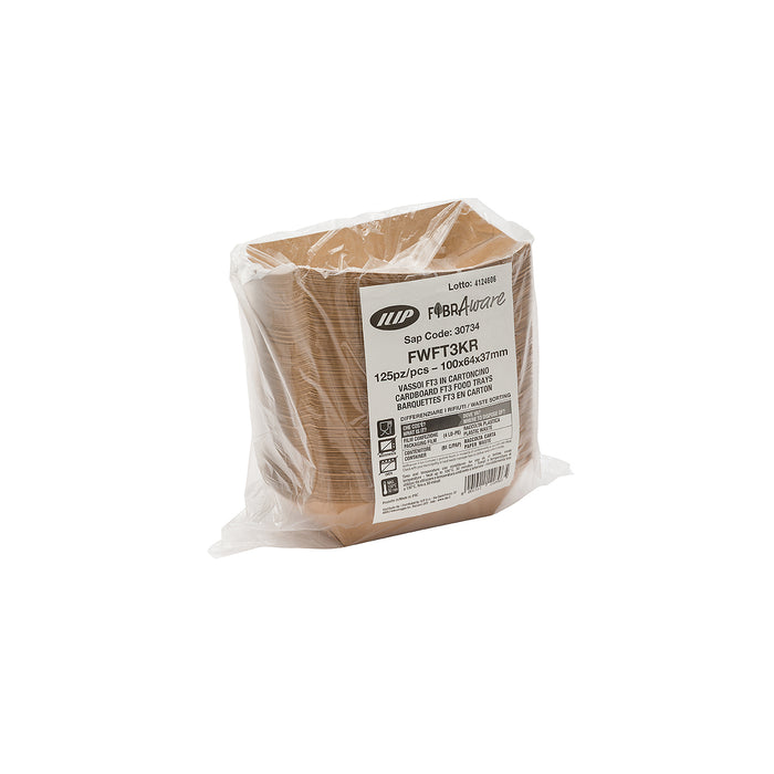 Vassoi a barchetta 100x64x37 mm