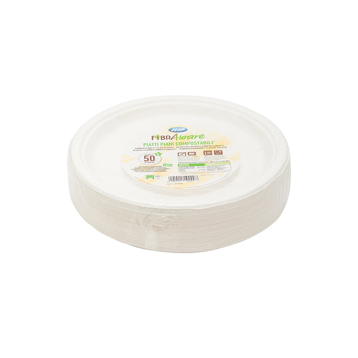 Piatti piani Ø 260 mm polpa di cellulosa