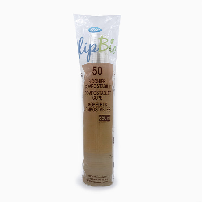Bicchieri in BIO Plastica 650 ml