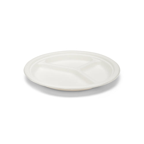 Piatti triscomparto Ø 260 mm polpa di cellulosa