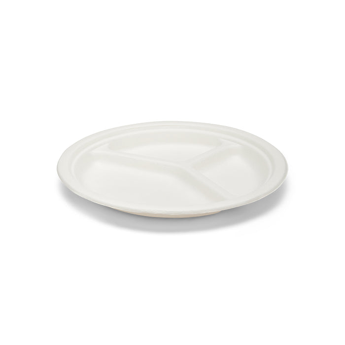 Piatti triscomparto Ø 260 mm polpa di cellulosa