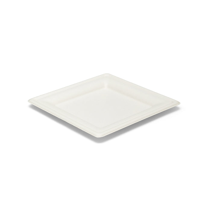 Piatti quadrati 200x200 mm polpa di cellulosa